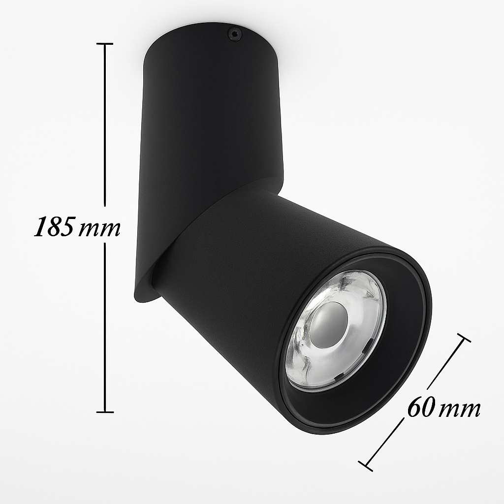 Spots led rotatifs à intensité variable pour éclairage intérieur Léane Clarté en Aluminium - Caractère & Élégance dans le Décor