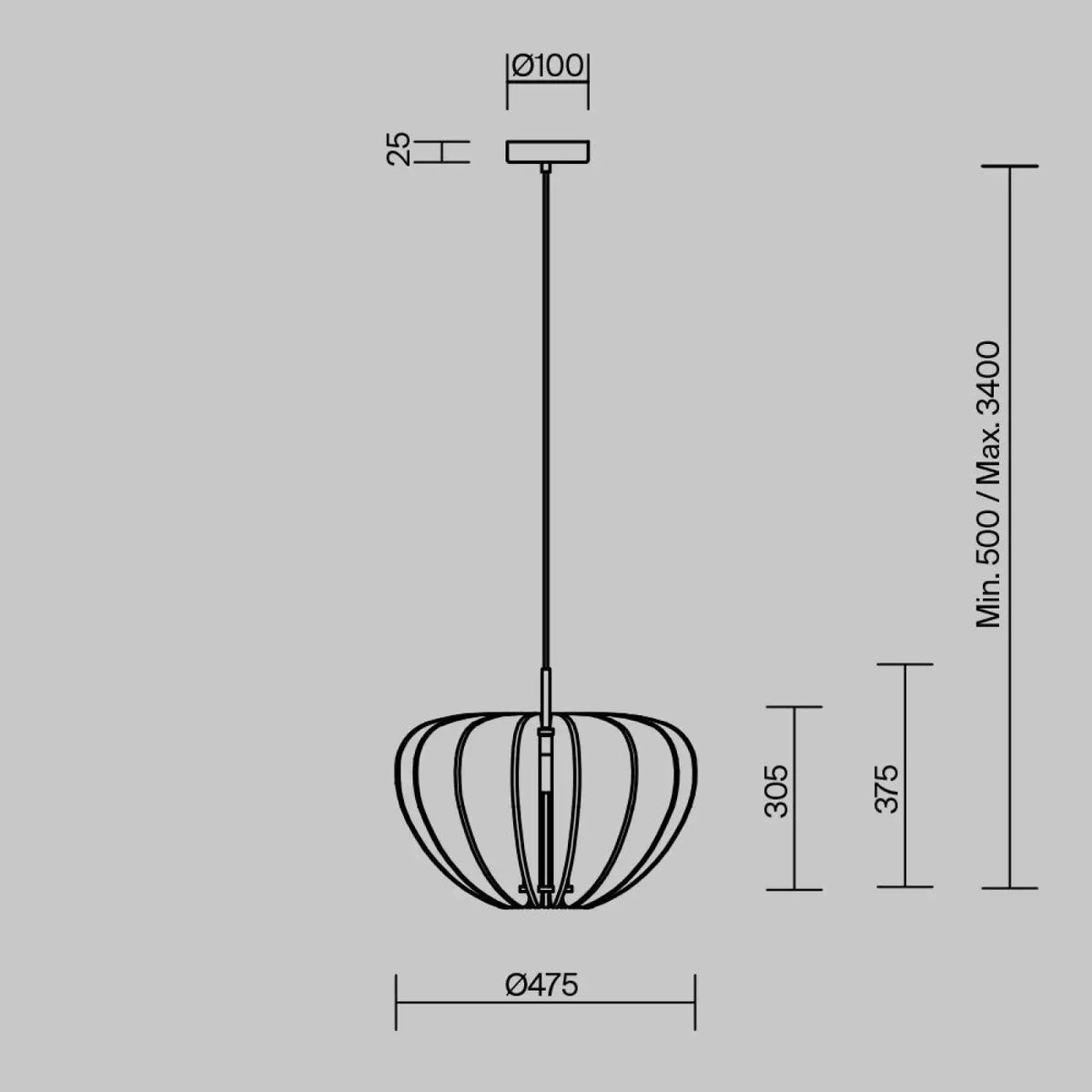 Suspension Luminaire | CAMBIO (Coupole)