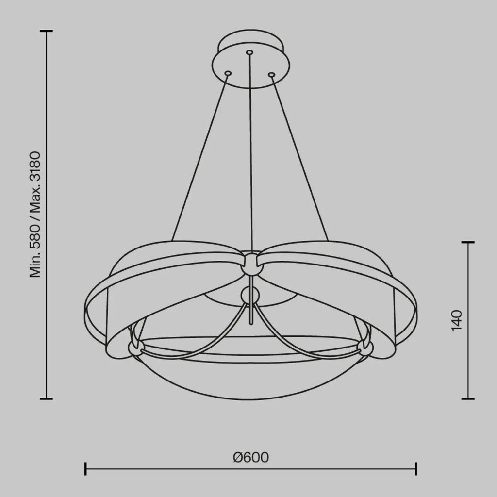 Suspension Luminaire | BREEZE (Anneau)