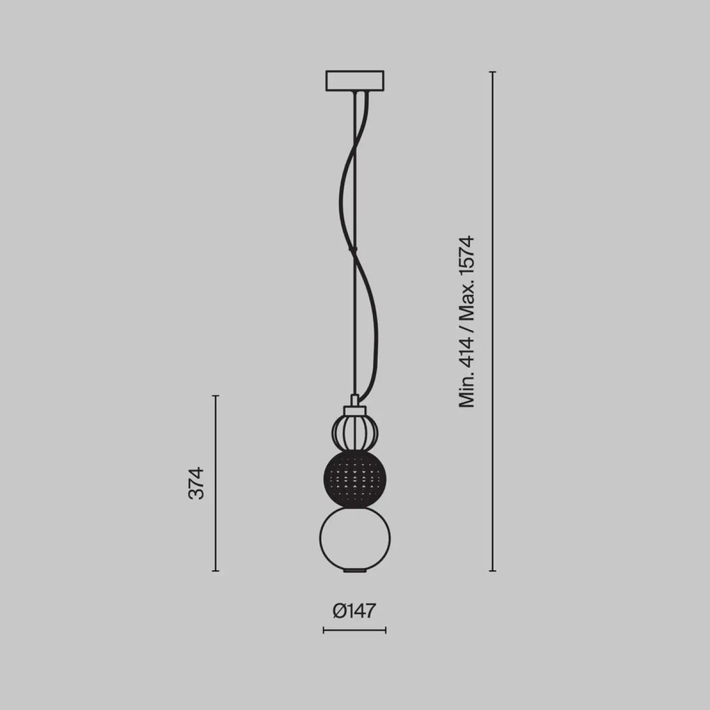 Suspension Luminaire | COLLAR (Globe)