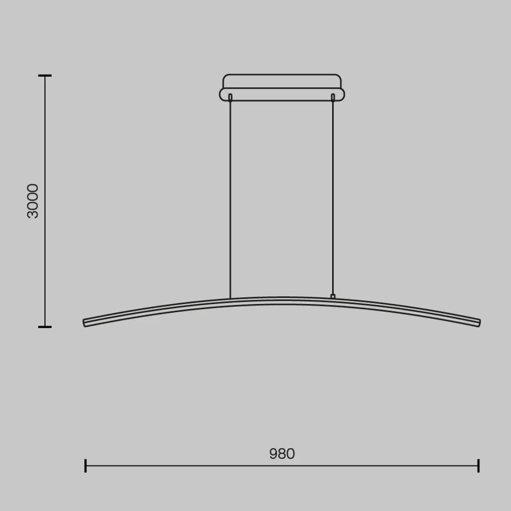 Suspension Luminaire | CURVE (Linéaire)