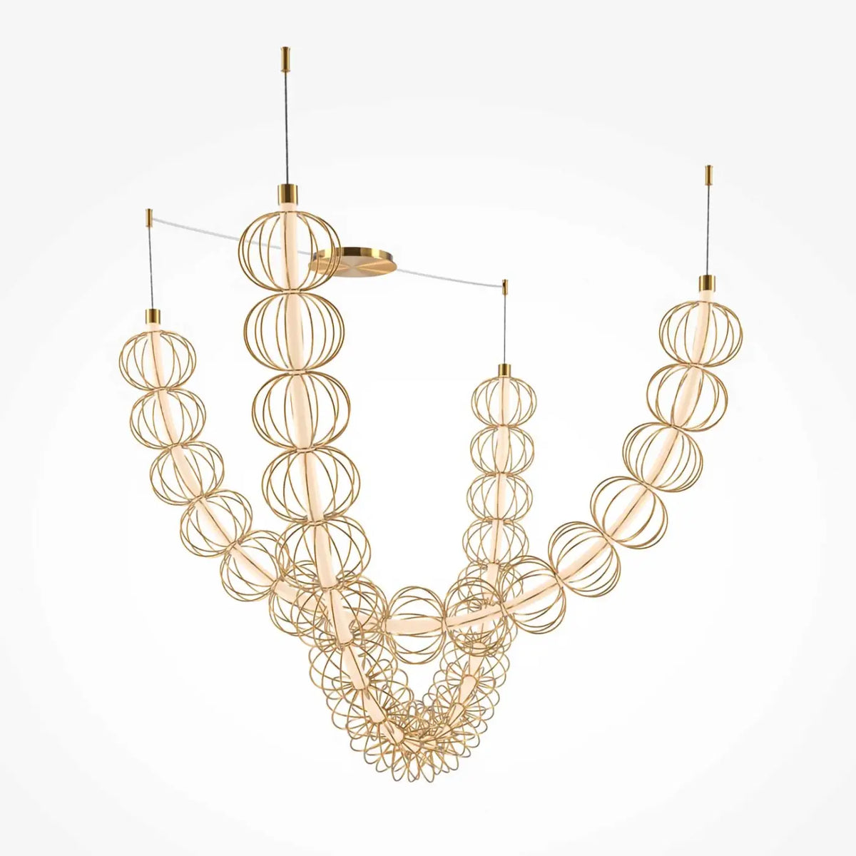 Suspension Luminaire | GOLDEN CAGE (XXL)