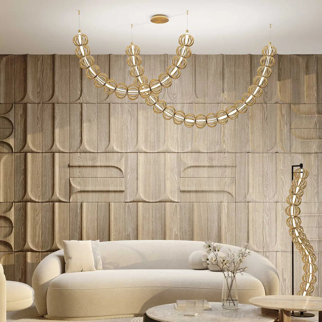Suspension Luminaire | GOLDEN CAGE (XXL)