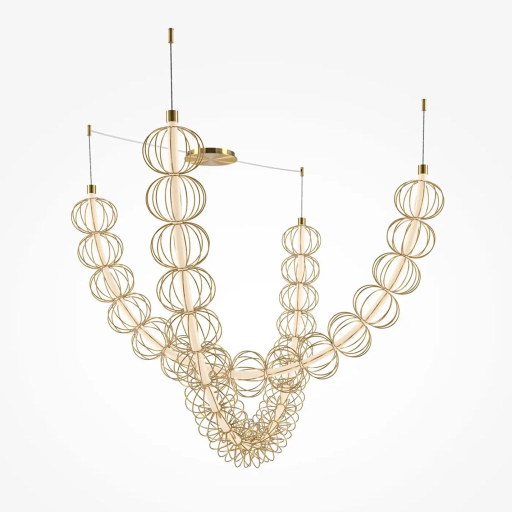 Suspension Luminaire | GOLDEN CAGE (XXL)