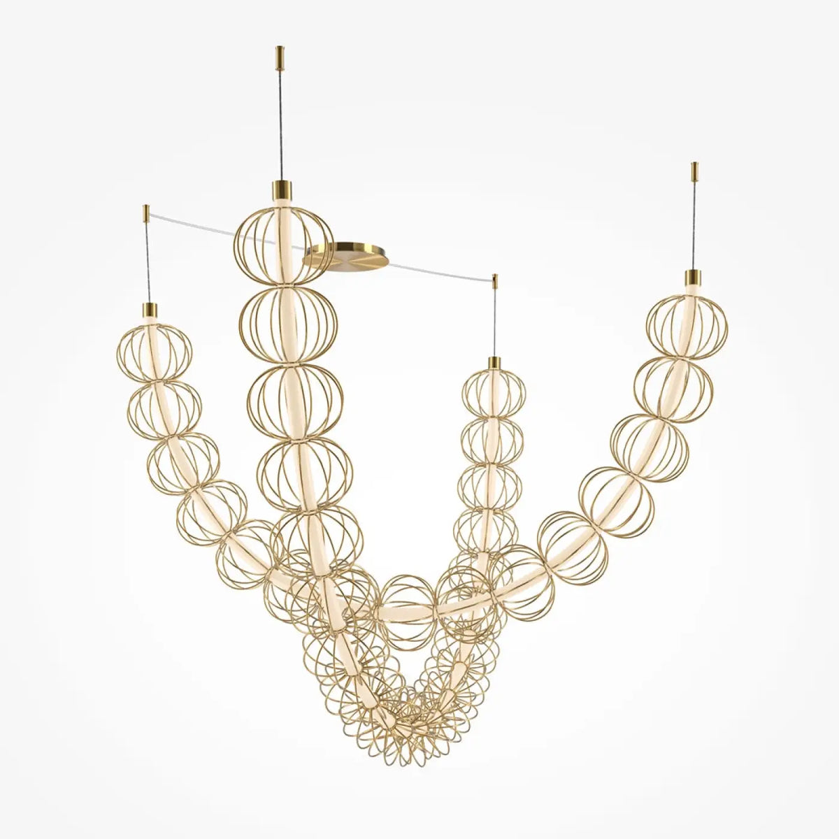 Suspension Luminaire | GOLDEN CAGE (XXL)