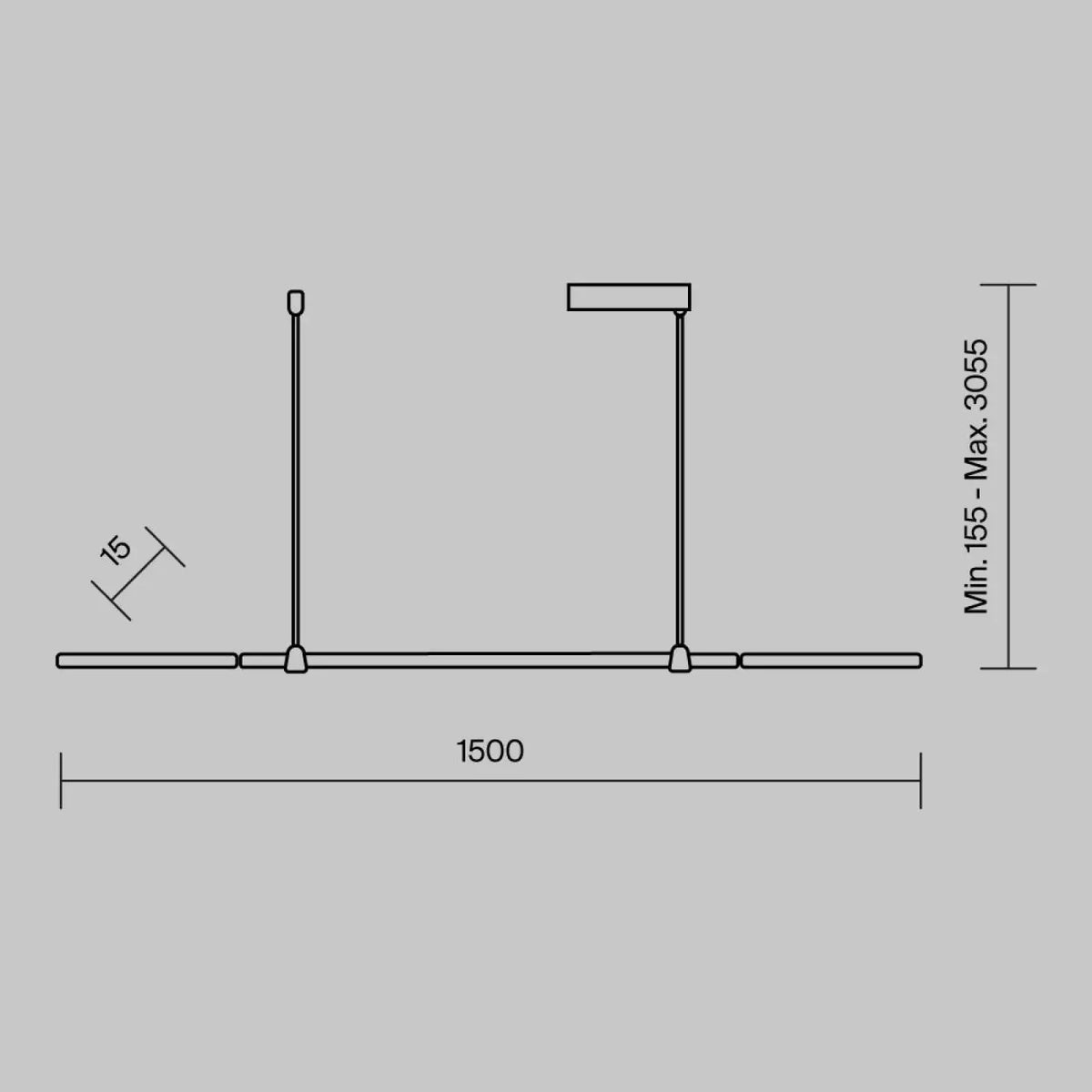 Suspension Luminaire | HALO (Ligne Latérale)