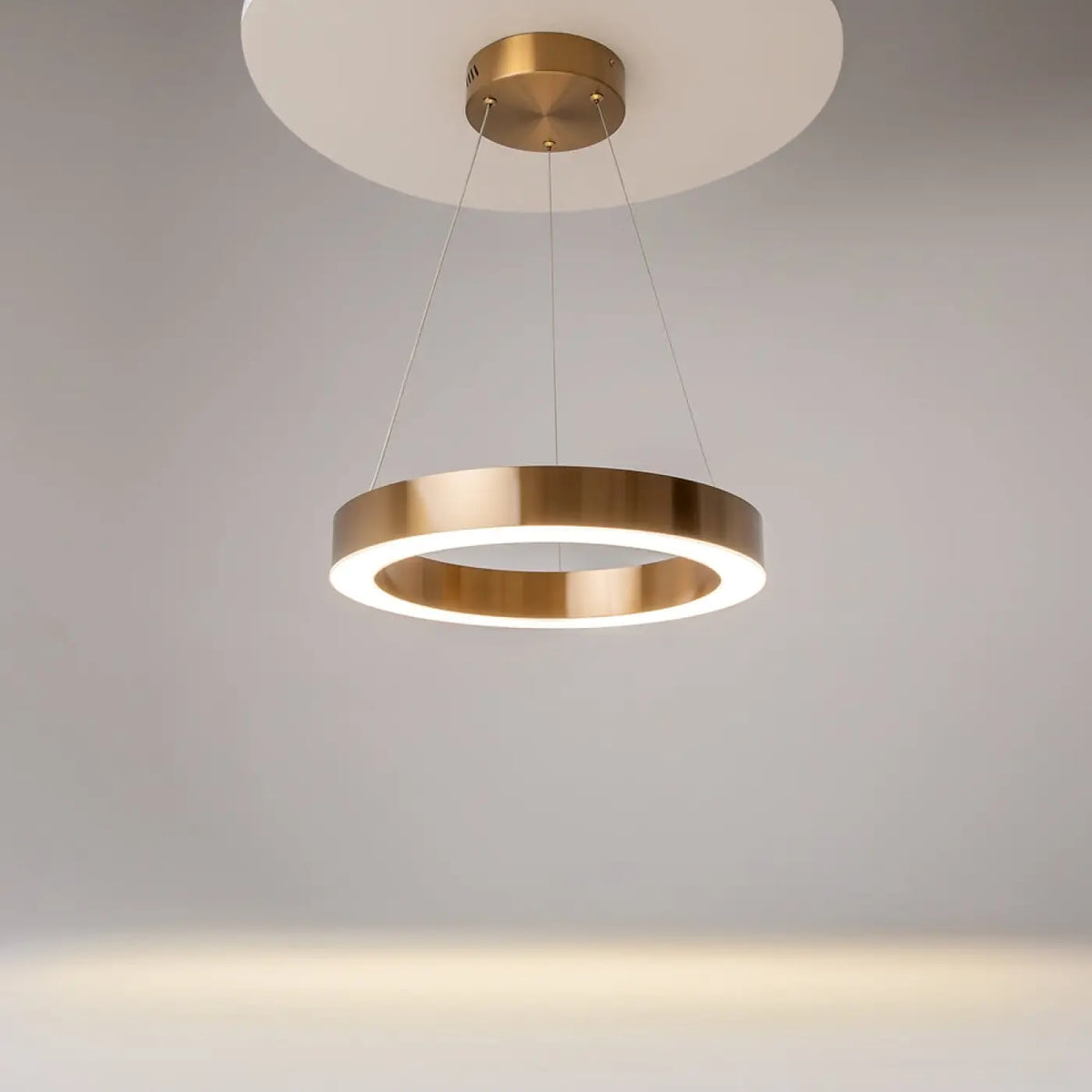 Suspension Luminaire | SATURNO (Anneau Doré)