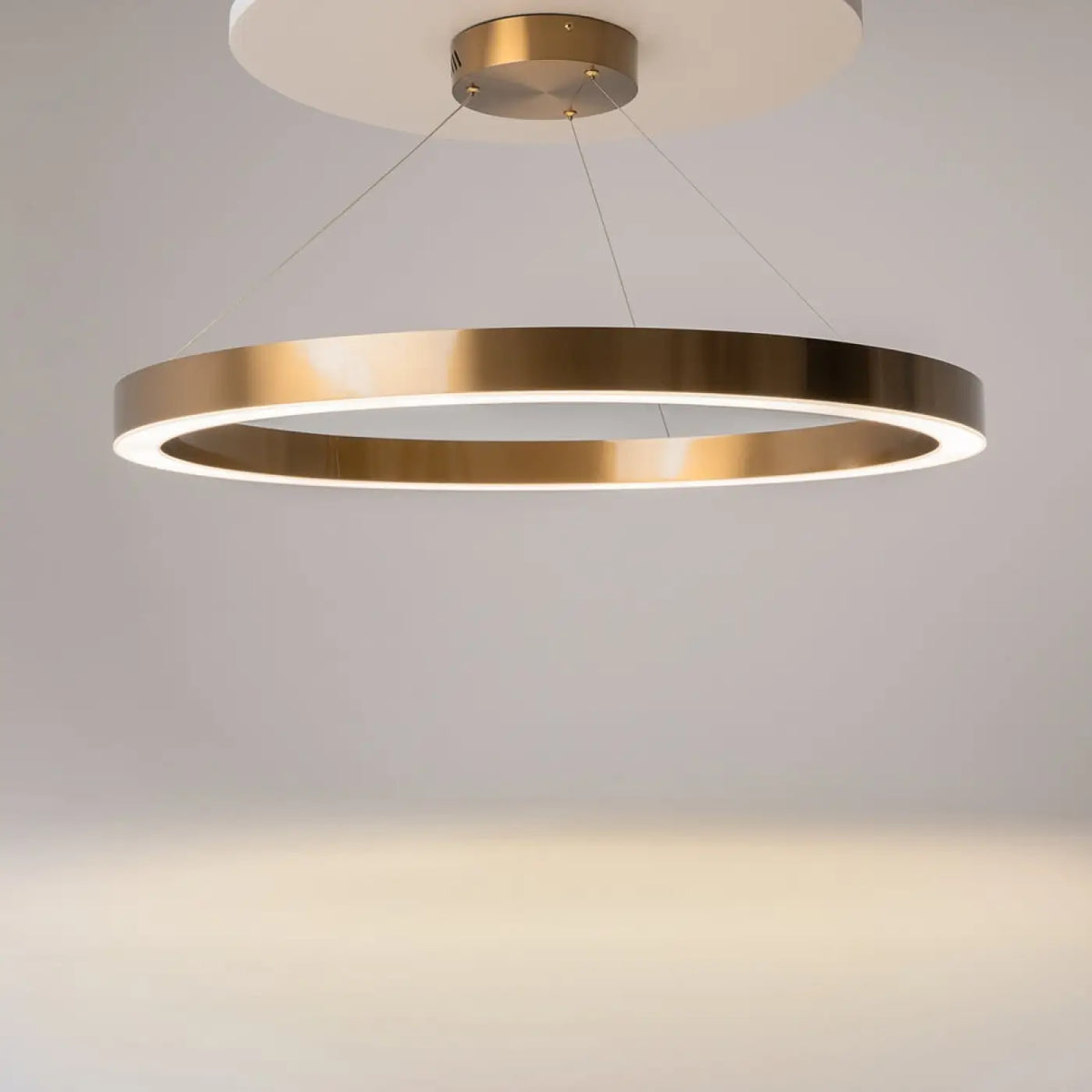 Suspension Luminaire | SATURNO (Anneau Doré)