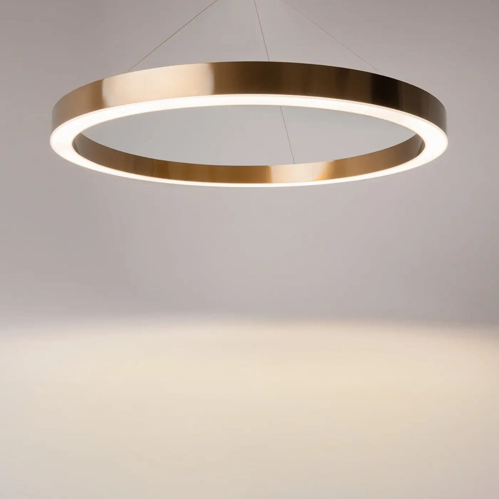 Suspension Luminaire | SATURNO (Anneau Doré)