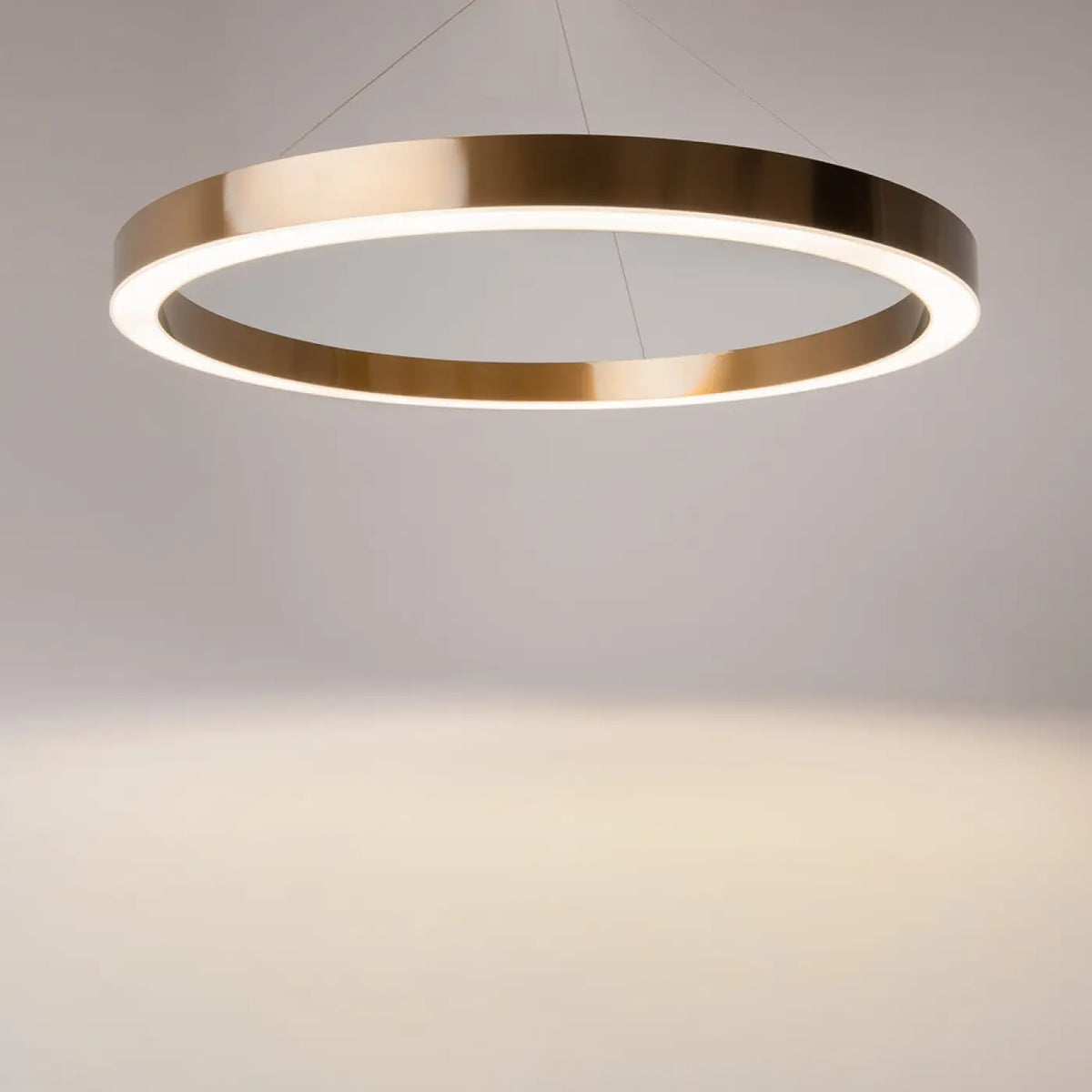Suspension Luminaire | SATURNO (Anneau Doré)