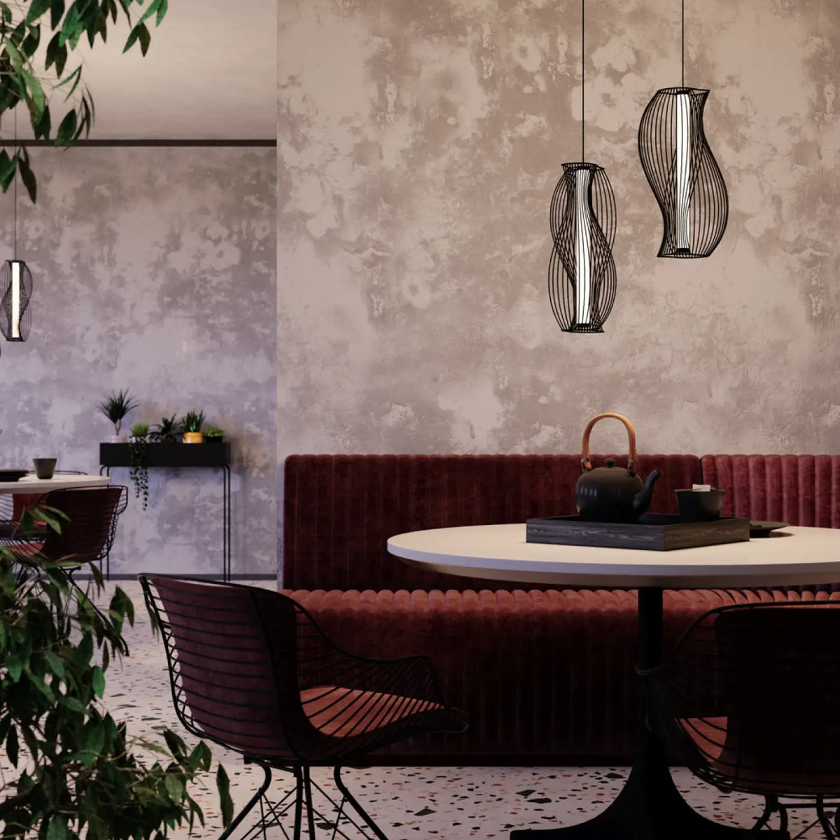 Suspension Luminaire | SHADOWS OF THE PAST (Cadre Sculptural)