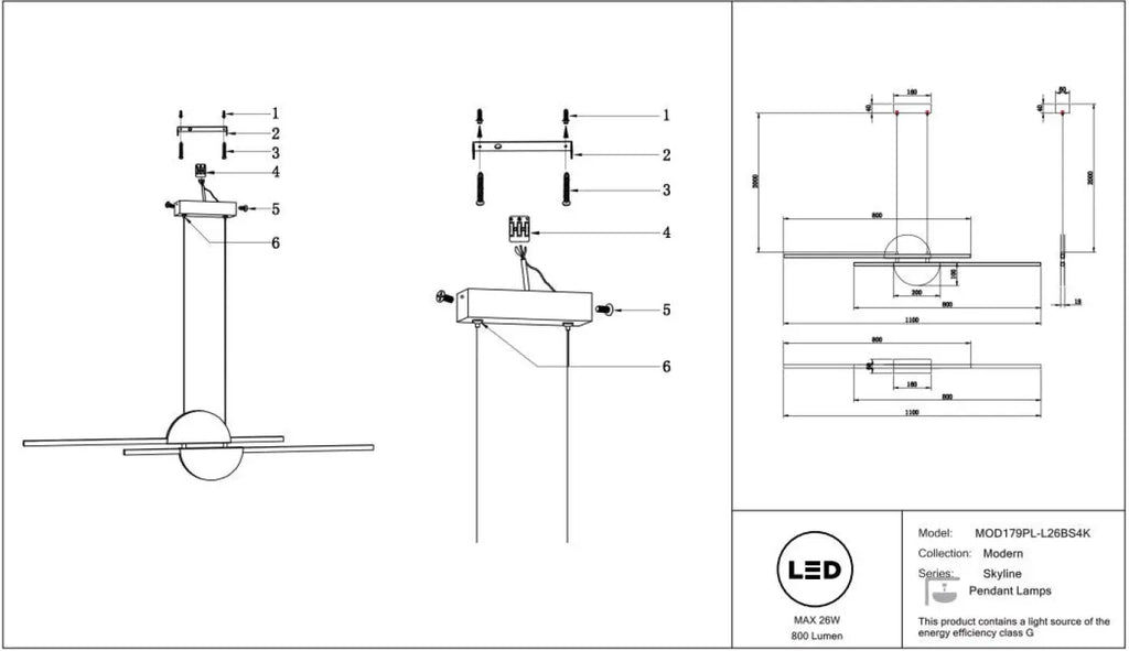 Suspension Luminaire | SKYLINE (Linéaire)