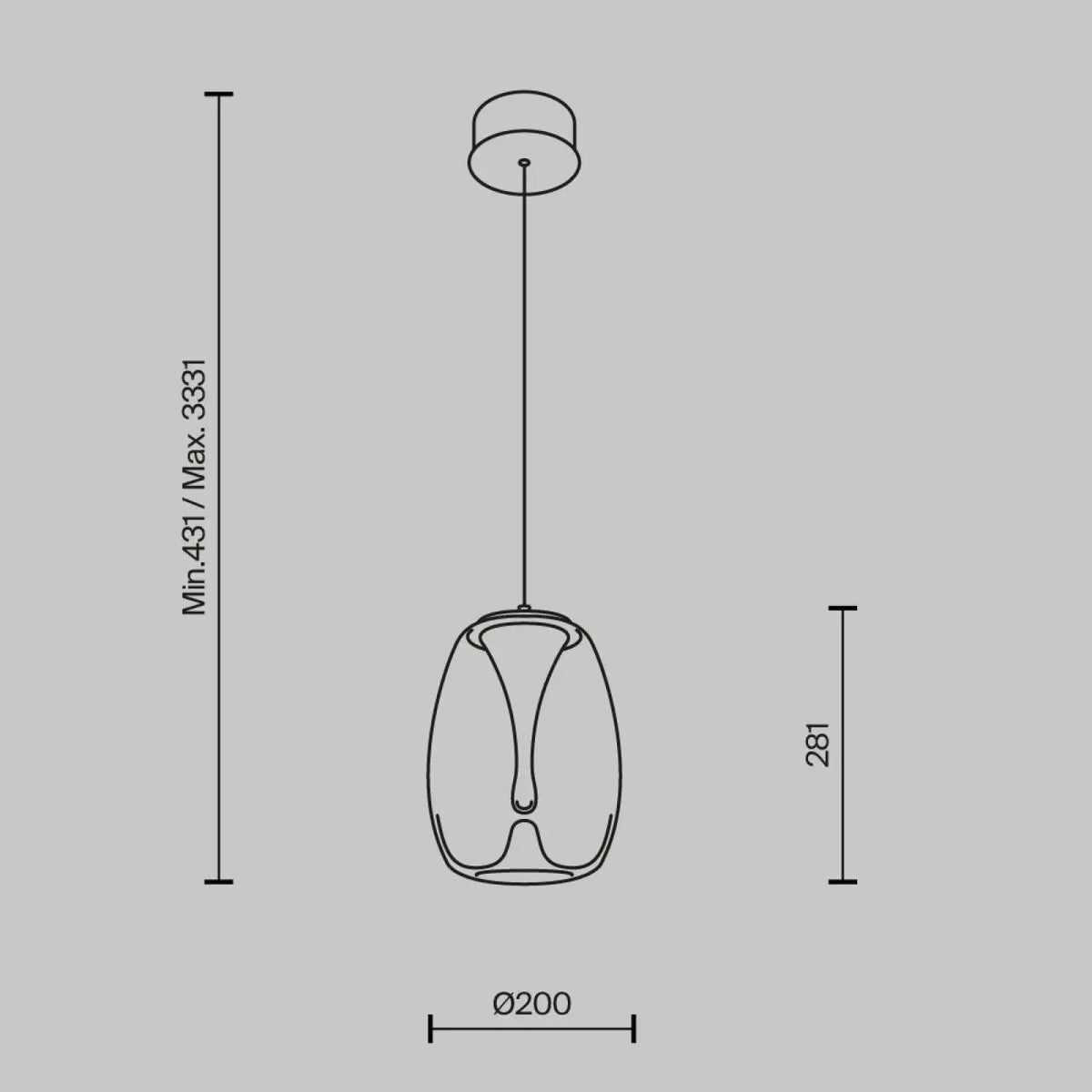 Suspension Luminaire | SPLASH (Globe)