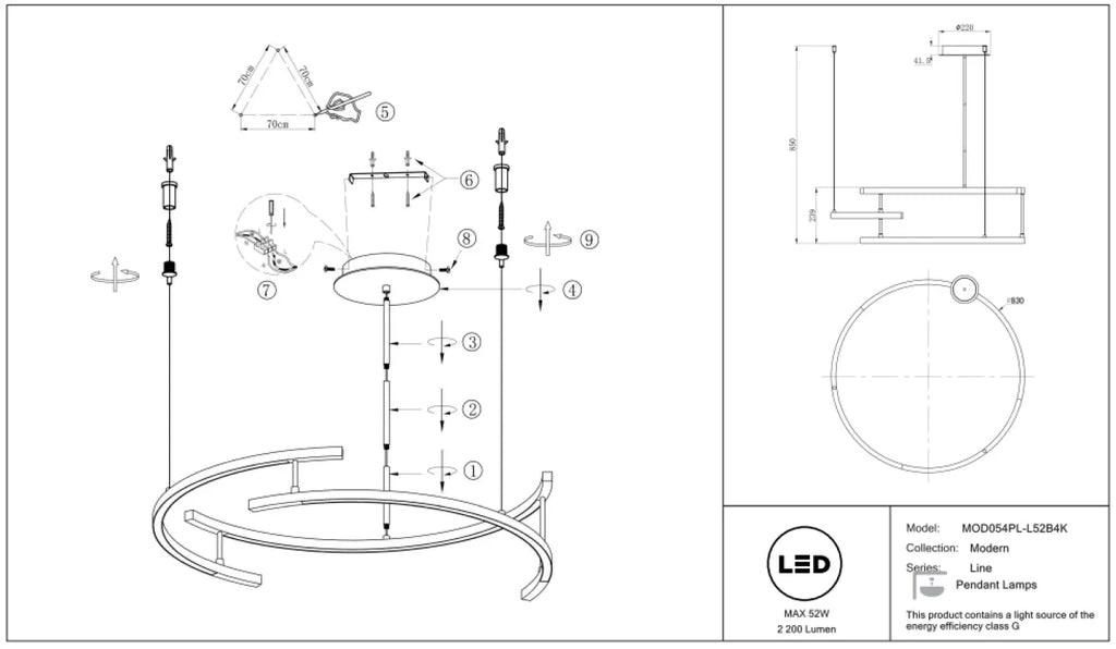 Suspension Luminaire | LINE (Circulaire)