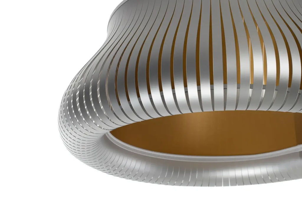Suspension Luminaire | OBLO (Argent/Doré)