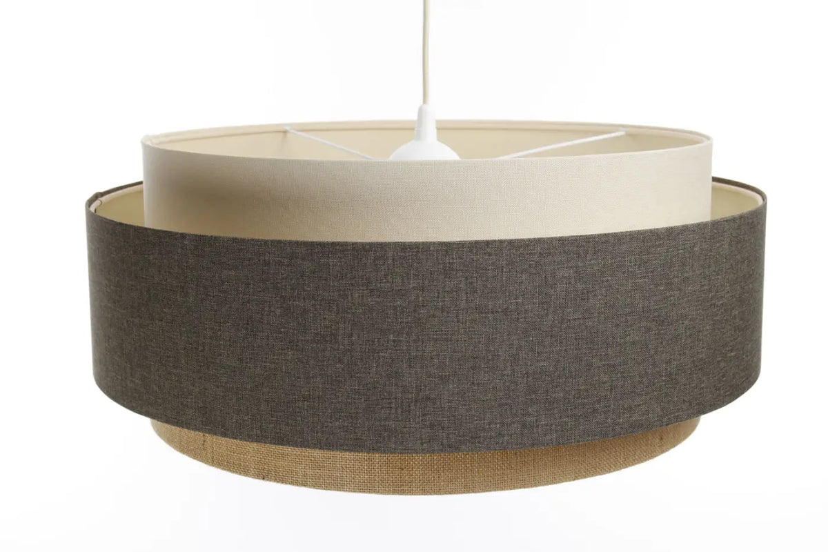Suspension Luminaire | DOBLO BOHO ELEGANT (Beige/ Crème/ Ecru/Graphite)