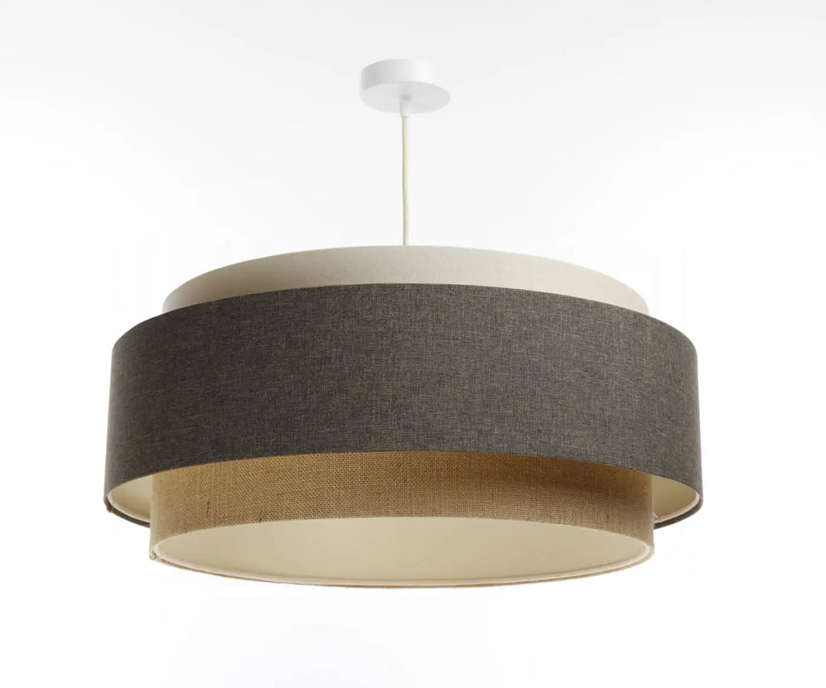 Suspension Luminaire | DOBLO BOHO ELEGANT (Beige/ Crème/ Ecru/Graphite)