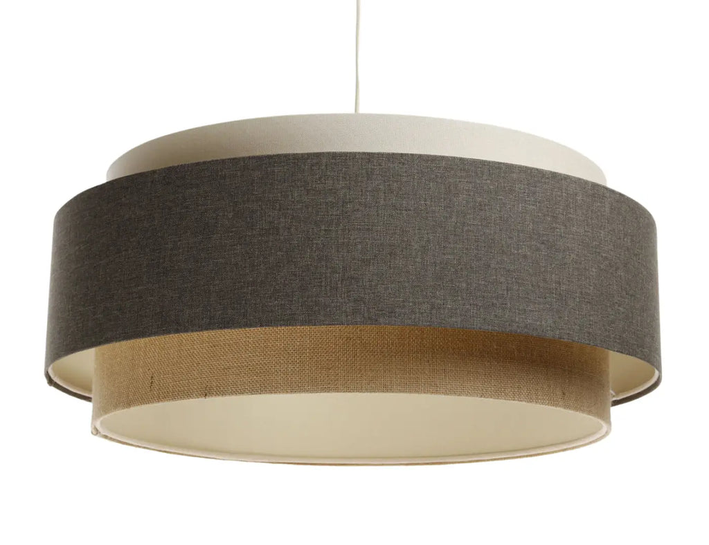 Suspension Luminaire | DOBLO BOHO ELEGANT (Beige/ Crème/ Ecru/Graphite)