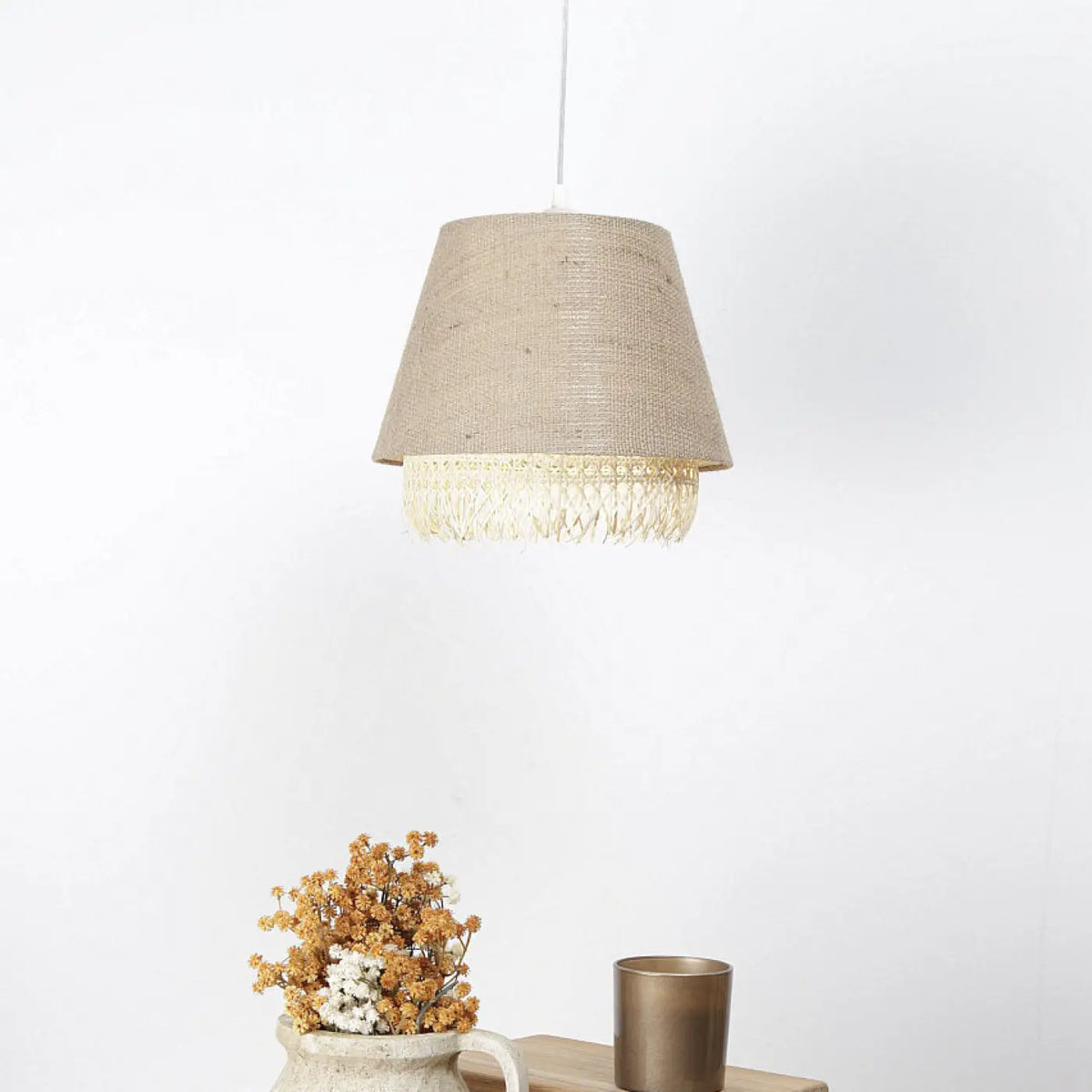 Suspension Luminaire | SENSEI RATTAN (Beige)