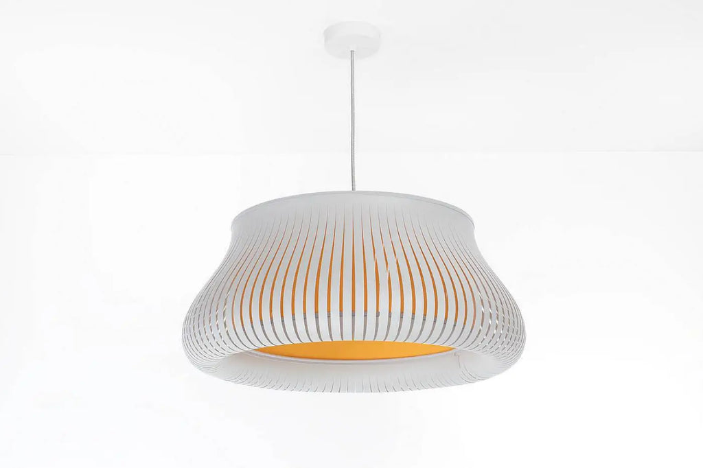Suspension Luminaire | OBLO (Blanc/Jaune)