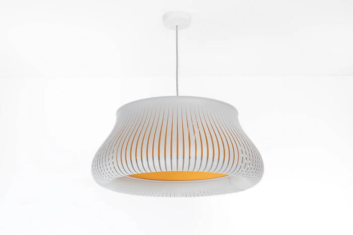 Suspension Luminaire | OBLO (Blanc/Jaune)