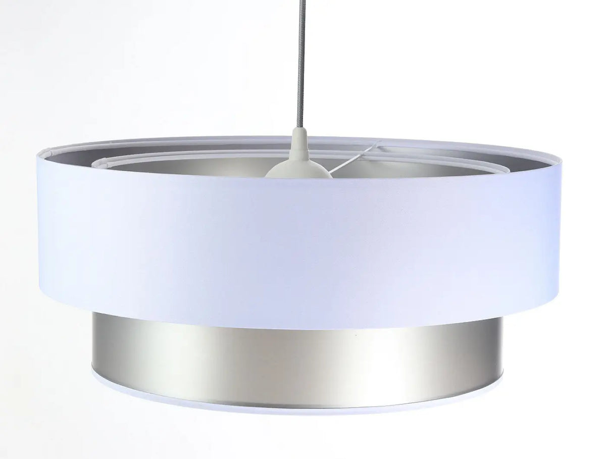 Suspension Luminaire | Duo (Blanc/Argent)