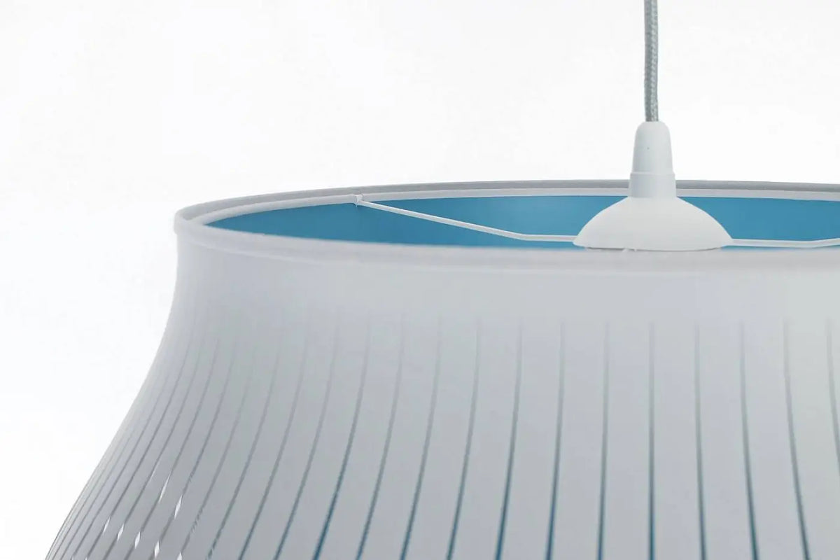 Suspension Luminaire | OBLO (Blanc/Bleu Clair)