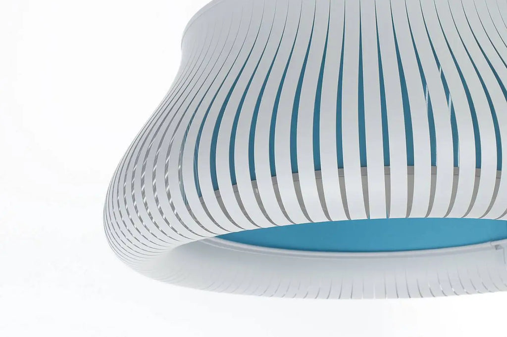 Suspension Luminaire | OBLO (Blanc/Bleu Clair)