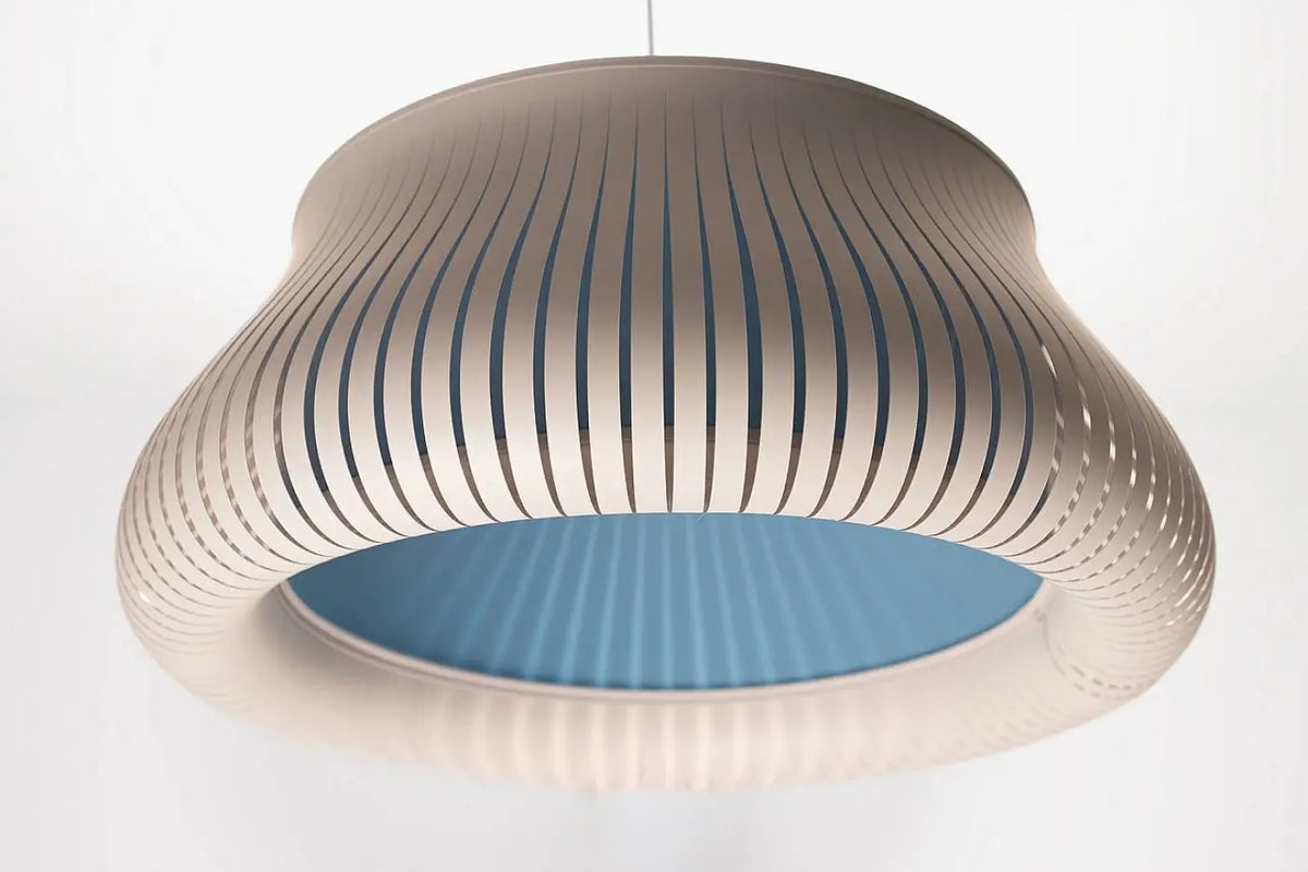 Suspension Luminaire | OBLO (Blanc/Bleu Clair)