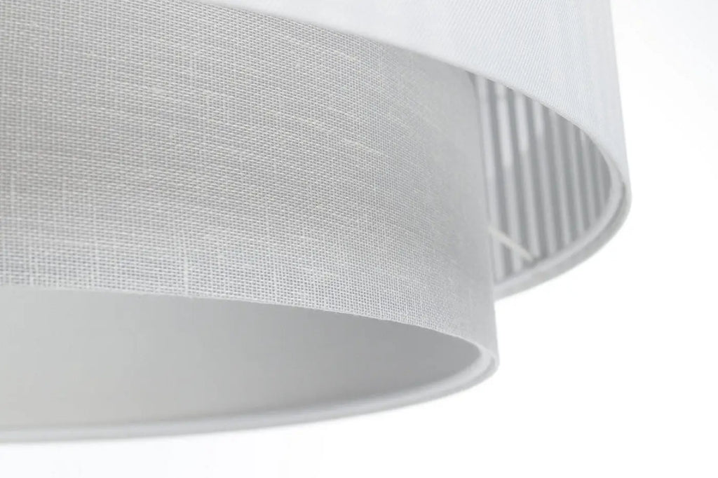 Suspension Luminaire | DUO LAMI LINE (Blanc/Gris)