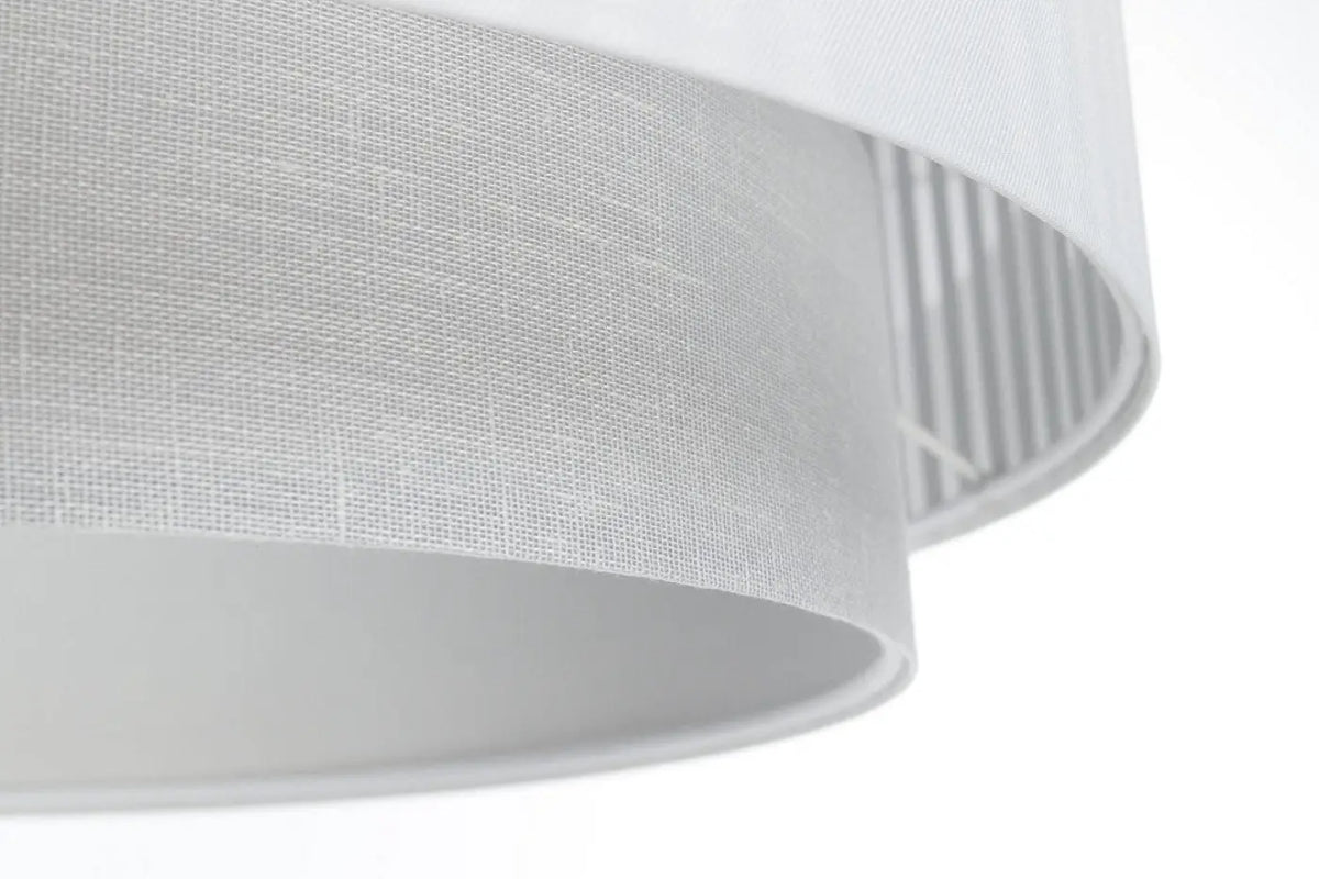 Suspension Luminaire | DUO LAMI LINE (Blanc/Gris)