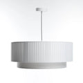 Suspension Luminaire | DUO LAMI LINE (Blanc/Gris)