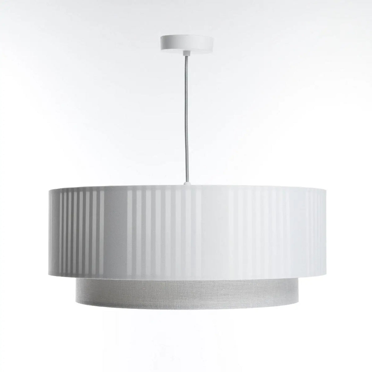 Suspension Luminaire | DUO LAMI LINE (Blanc/Gris)