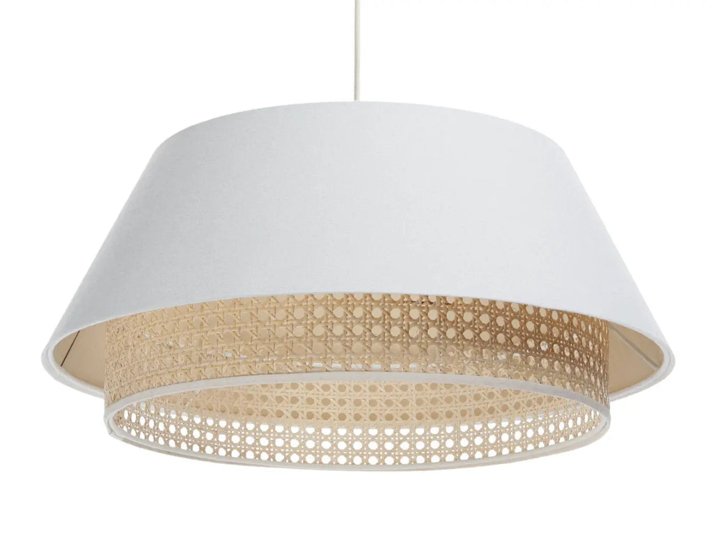 Suspension Luminaire | SENSEI RATTAN (Blanc)