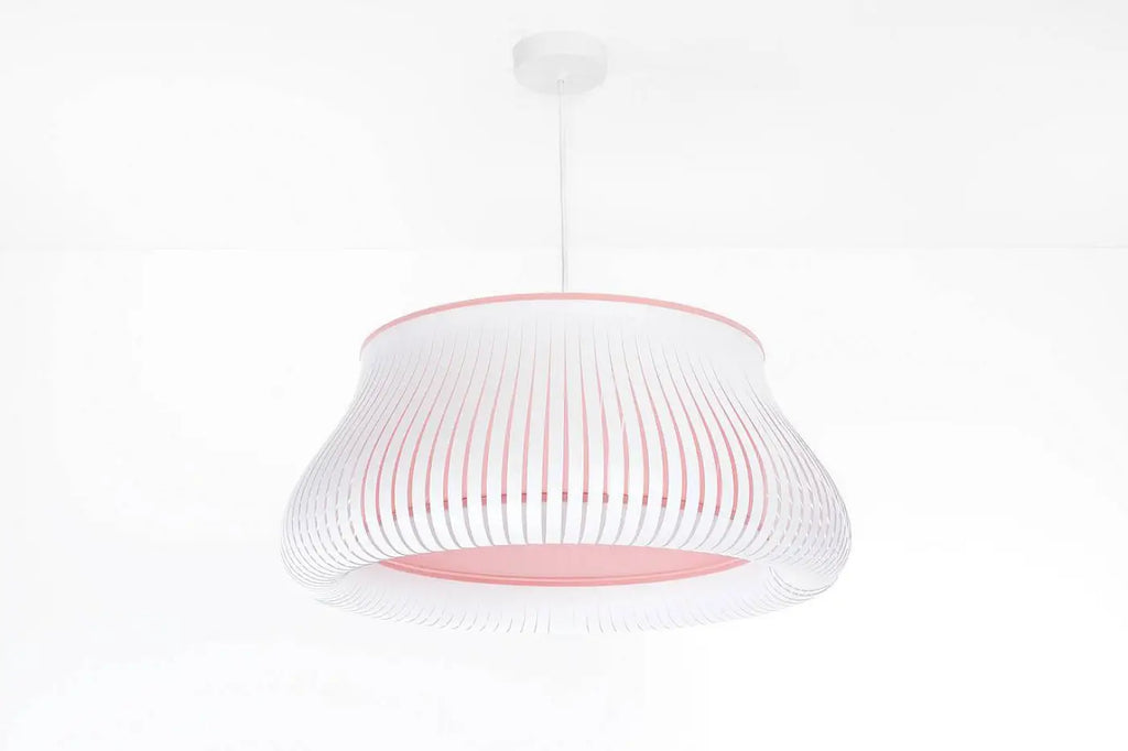 Suspension Luminaire | OBLO (Blanc/Rose)