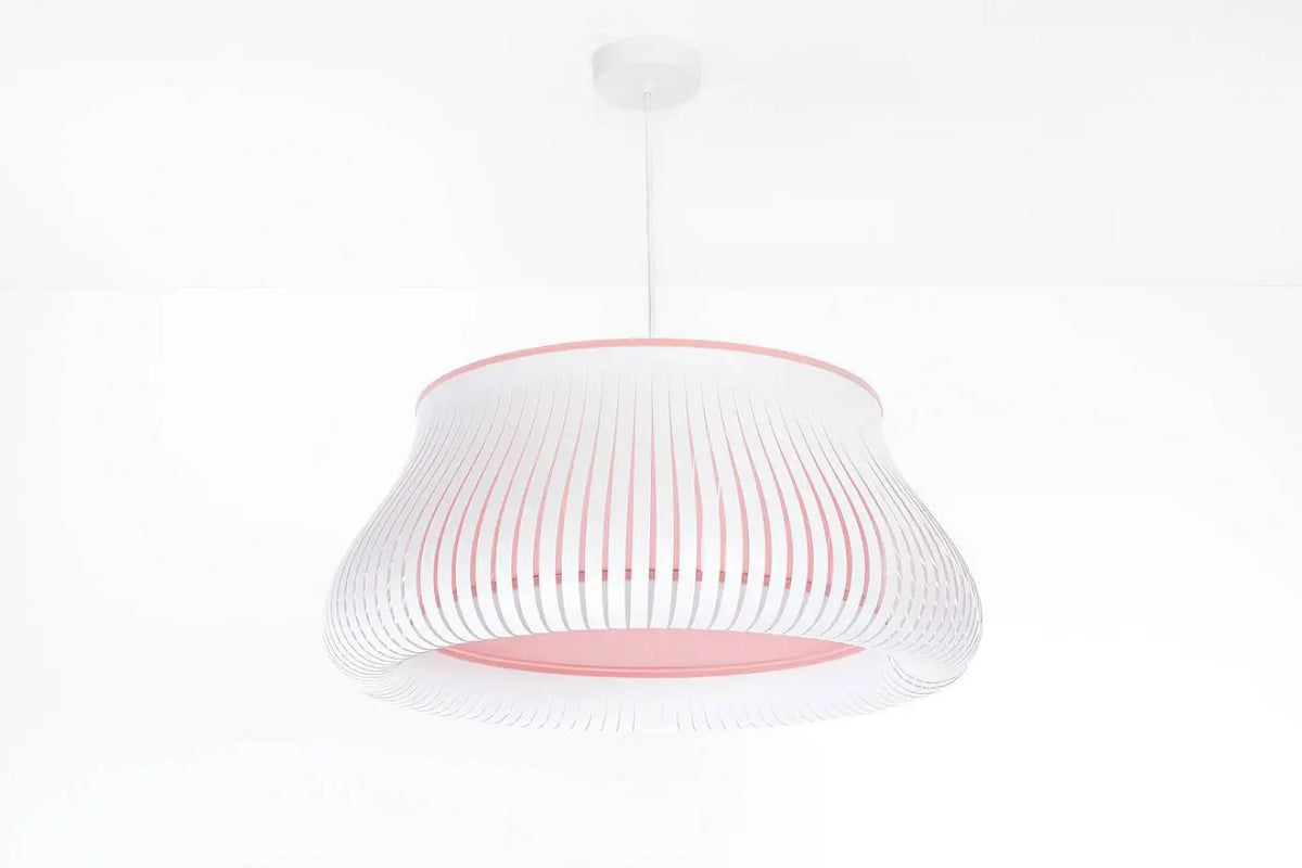 Suspension Luminaire | OBLO (Blanc/Rose)