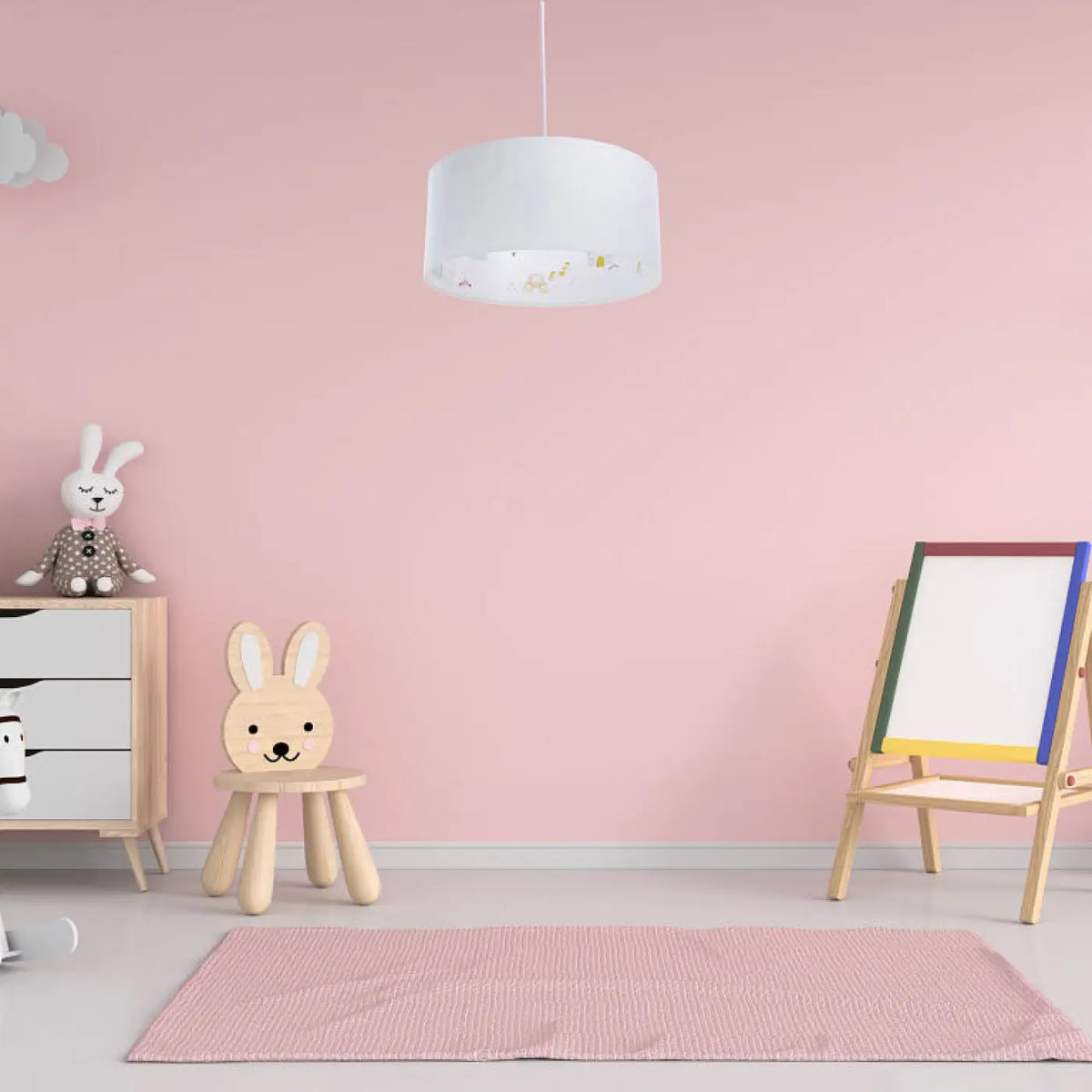 Suspension Luminaire | SWEET DREAMS CLASSIC(Rose/Blanc)