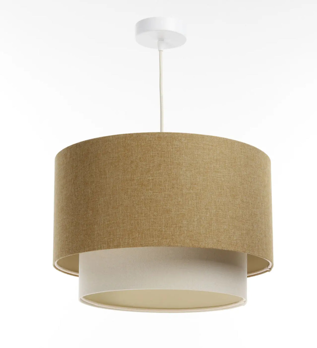 Suspension Luminaire | DUO BOHO ELEGANT (Caramel/Crème/Ecru)