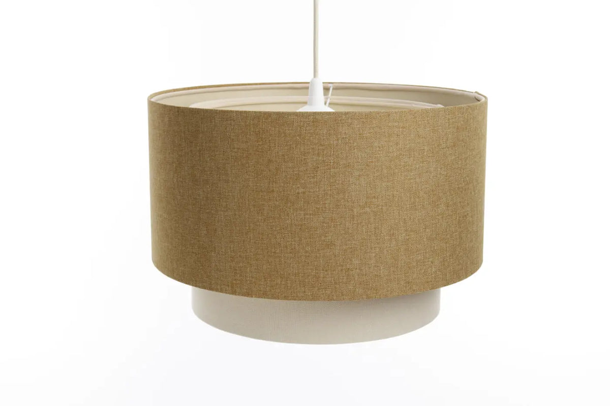 Suspension Luminaire | DUO BOHO ELEGANT (Caramel/Crème/Ecru)