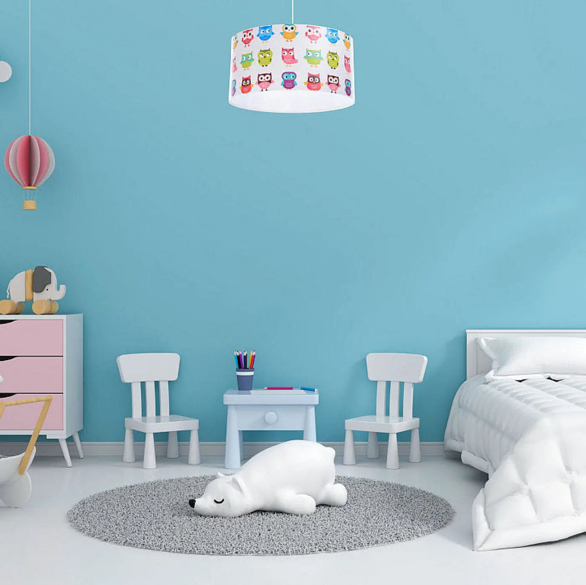 Suspension Luminaire | Foto Kids Chouettes