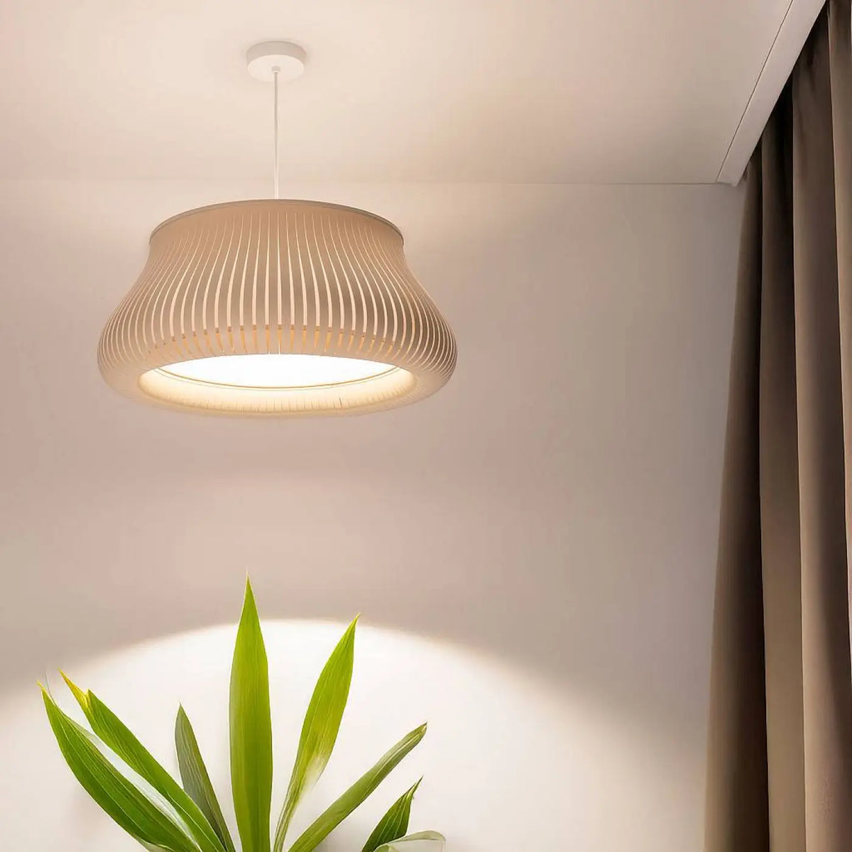 Suspension Luminaire | OBLO (Crème)