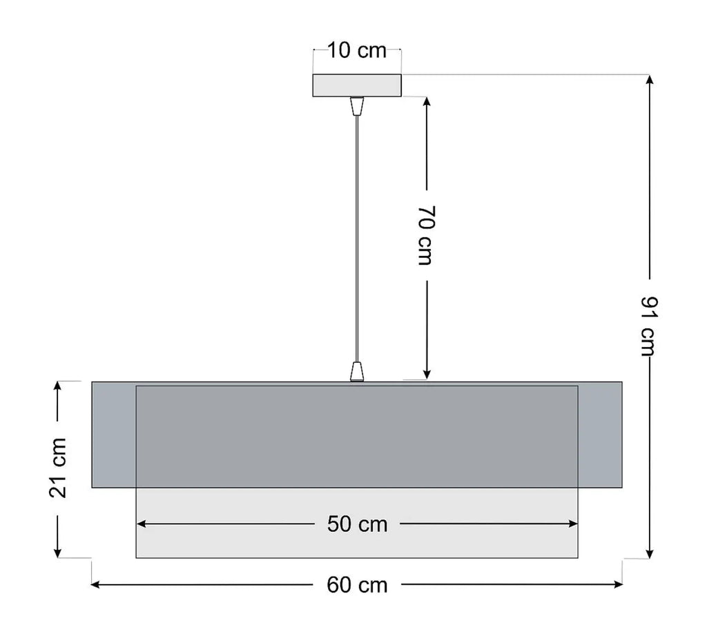 Suspension Luminaire | DUO (Creme/Doré)