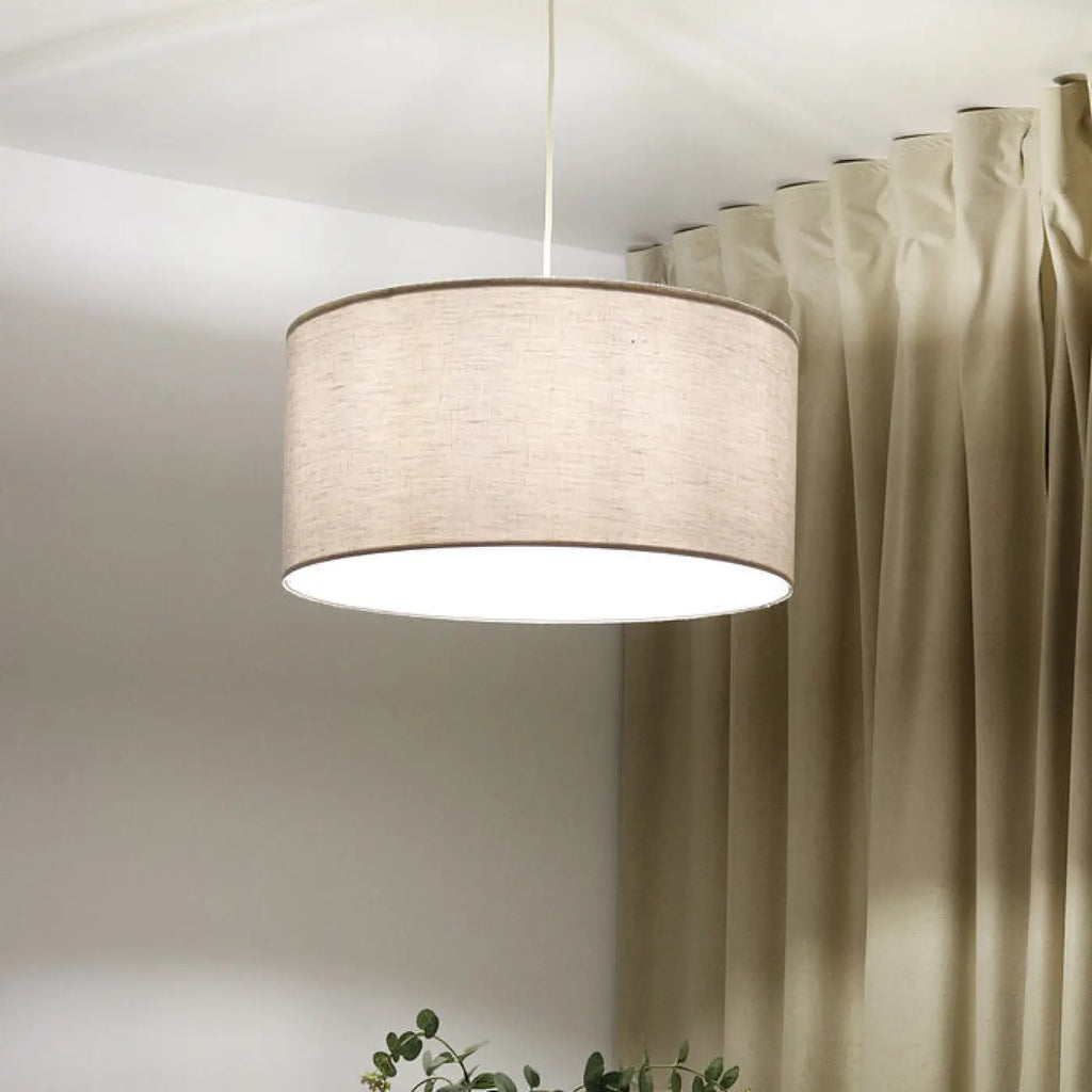 Suspension Luminaire | BOHO LINEN (Beige/Crème)