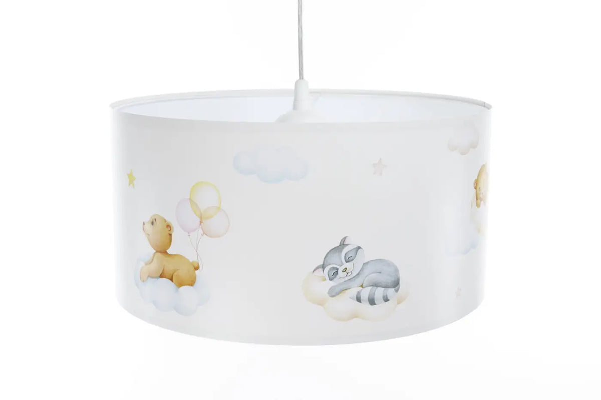 Suspension Luminaire | SWEET DREAMS FOTO (Blanc/Bleu Pastel/Jaune/Marron Clair)