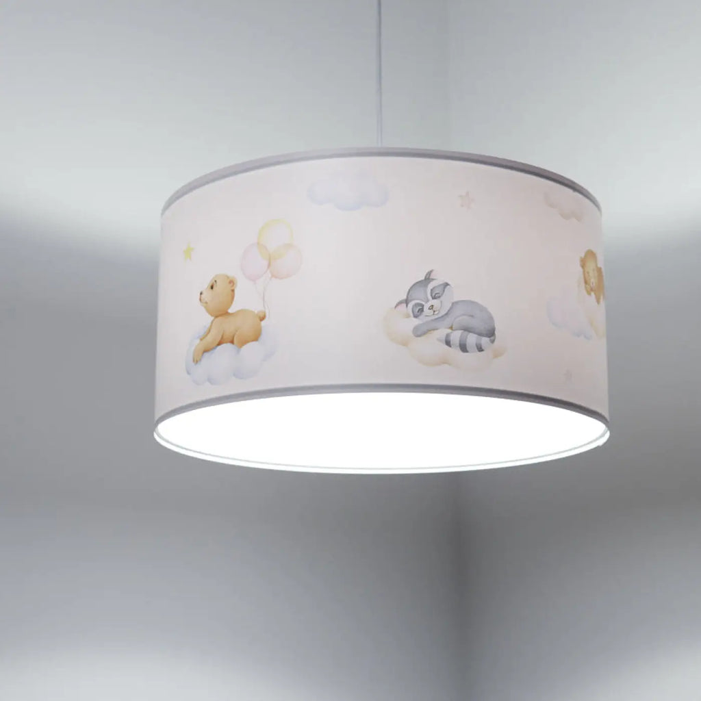 Suspension Luminaire | SWEET DREAMS FOTO (Blanc/Bleu Pastel/Jaune/Marron Clair)