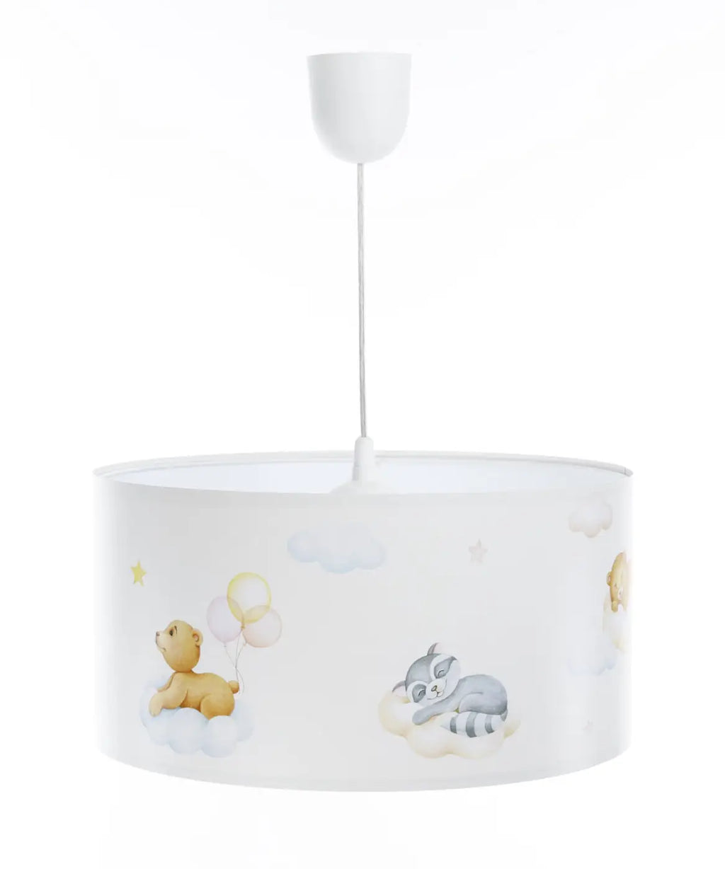 Suspension Luminaire | SWEET DREAMS FOTO (Blanc/Bleu Pastel/Jaune/Marron Clair)
