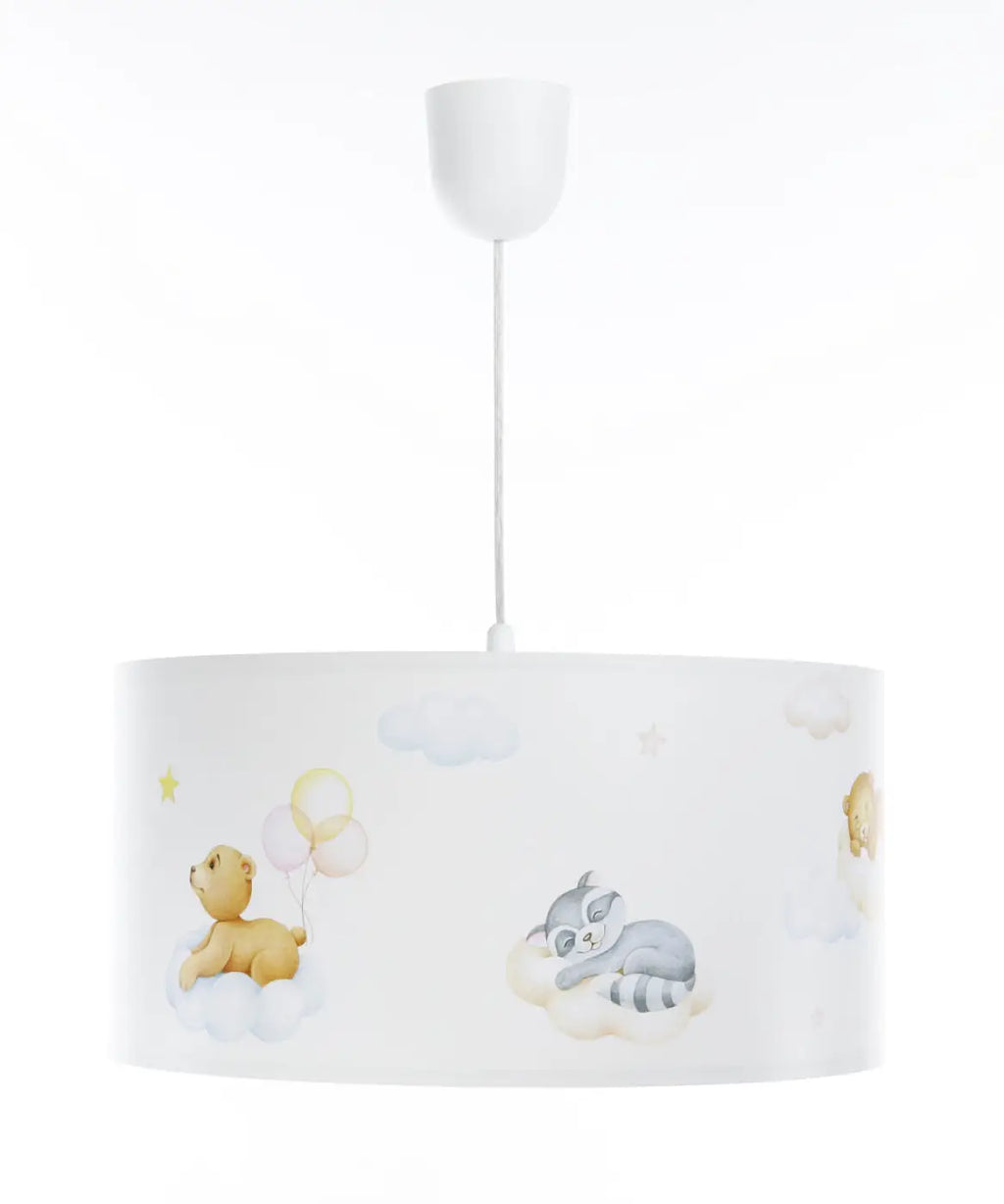 Suspension Luminaire | SWEET DREAMS FOTO (Blanc/Bleu Pastel/Jaune/Marron Clair)