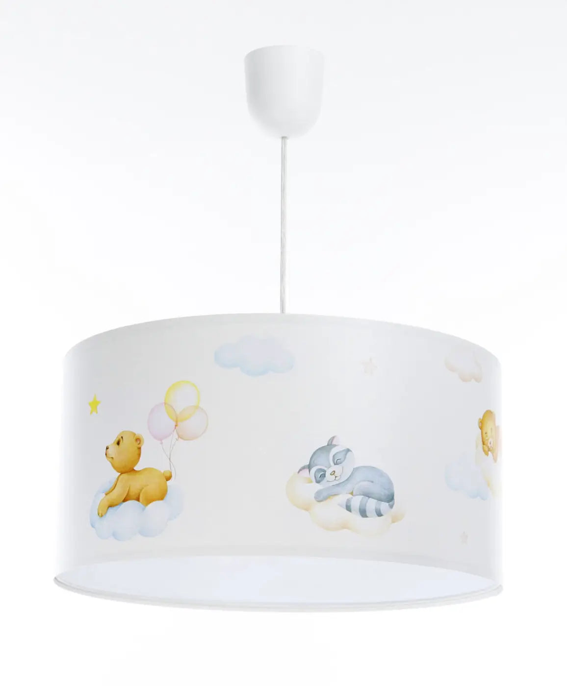 Suspension Luminaire | SWEET DREAMS FOTO (Blanc/Bleu Pastel/Jaune/Marron Clair)
