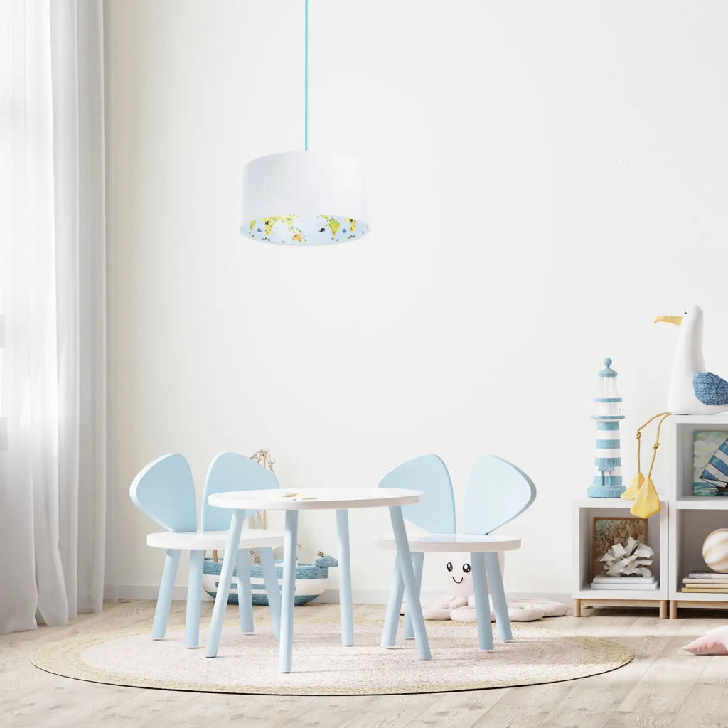 Suspension Luminaire | SWEET DREAMS CLASSIC (Bleu Clair/Gris Clair)
