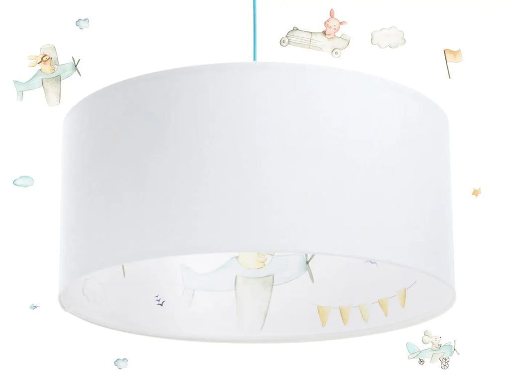Suspension Luminaire | SWEET DREAMS CLASSIC (Bleu Pastel/Blanc)